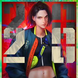 This is a pixiv picture whose title is 2020.