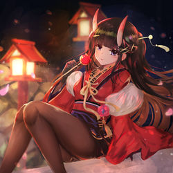 This is a pixiv picture whose title is アズレン 能代.