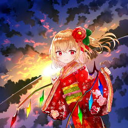 This is a pixiv picture whose title is 描き初め.