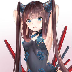 This is a pixiv picture whose title is 描き始め楊貴妃.