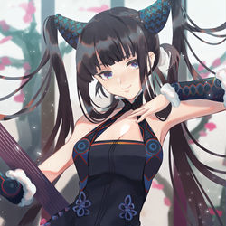 This is a pixiv picture whose title is 楊貴妃.