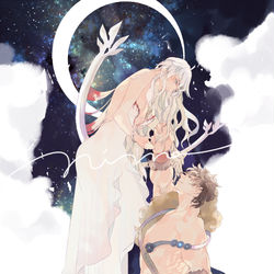This is a pixiv picture whose title is La nuit étoilée.