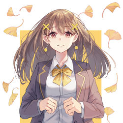 This is a pixiv picture whose title is FALL IN YELLOW ABYSS.