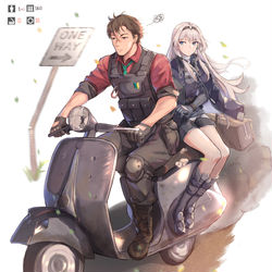 This is a pixiv picture whose title is びんぼうな指揮官(とAN-94)の出撃..