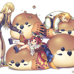 This is a pixiv picture whose title is 雀クッション.