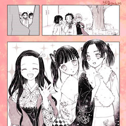 This is a pixiv picture whose title is 初詣デート.