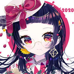 This is a pixiv picture whose title is 2020.