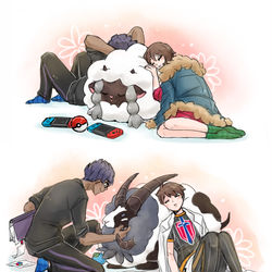 This is a pixiv picture whose title is different time, same old moments.