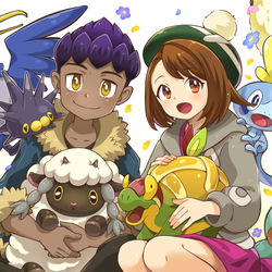This is a pixiv picture whose title is ポケモン剣盾.