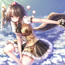 This is a pixiv picture whose title is 射命丸文.