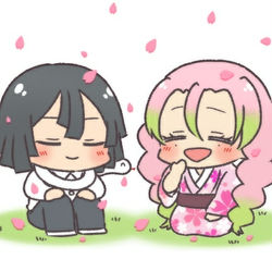 This is a pixiv picture whose title is 鬼滅ログ②.