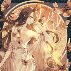 This is a pixiv picture whose title is Moth.