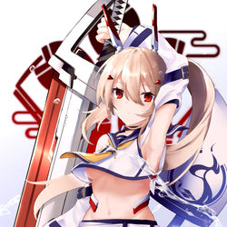 This is a pixiv picture whose title is 綾波.