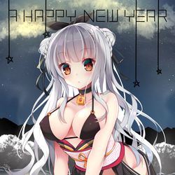 This is a pixiv picture whose title is あけおめ2020.