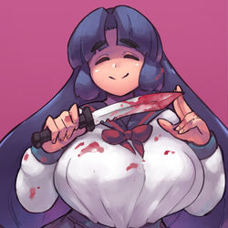 This is a pixiv picture whose title is 朝倉涼子.