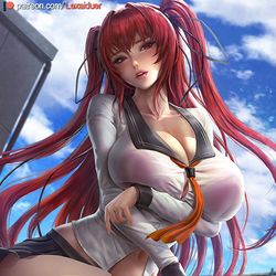 This is a pixiv picture whose title is [New Devil of Devil] Mio Naruse.