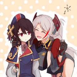 This is a pixiv picture whose title is ティーレとオイゲン.