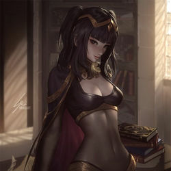 This is a pixiv picture whose title is Tharja.