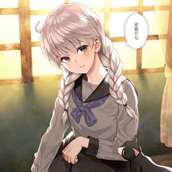 This is a pixiv picture whose title is 「…こういうの、君は喜ぶだろう？」.