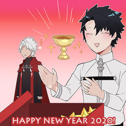 This is a pixiv picture whose title is あけまして2020.