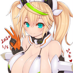This is a pixiv picture whose title is 書初め2020.