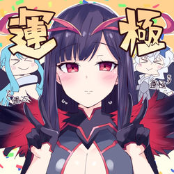 This is a pixiv picture whose title is まにまちゃん運極なりました.
