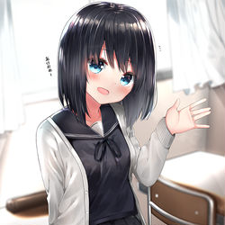 This is a pixiv picture whose title is 休み明けのクラスメイト.