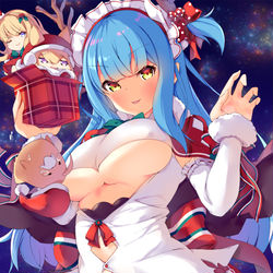 This is a pixiv picture whose title is クリスマスネプチューン.