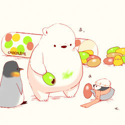 This is a pixiv picture whose title is カラフルチョコ.