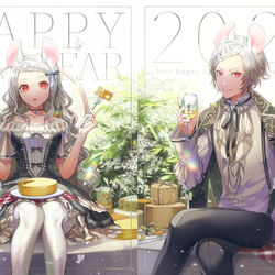 This is a pixiv picture whose title is 2 0 2 0.