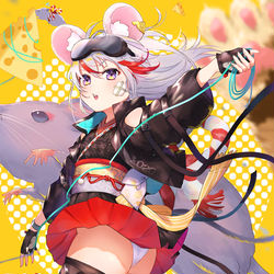 This is a pixiv picture whose title is 猫に反逆せよ.