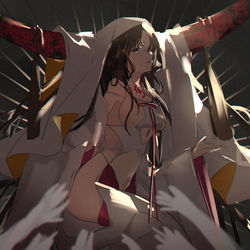 This is a pixiv picture whose title is 殺生院.
