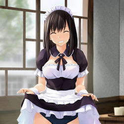 This is a pixiv picture whose title is メイド透夏ちゃん.