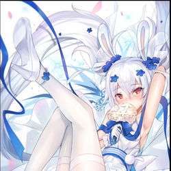 This is a pixiv picture whose title is 花嫁ラフィー.