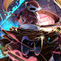 This is a pixiv picture whose title is 紅閻魔ちゃん.