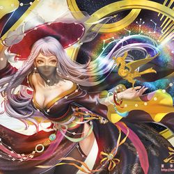 This is a pixiv picture whose title is 《三國殺》-黄月英.