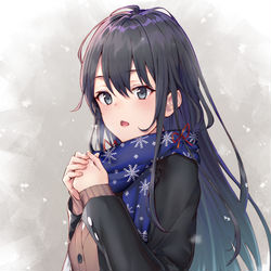 This is a pixiv picture whose title is 雪乃.