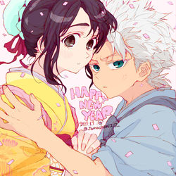 This is a pixiv picture whose title is HAPPY NEW YEAR.