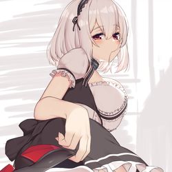 This is a pixiv picture whose title is シリアス.