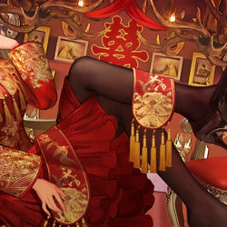 This is a pixiv picture whose title is marry me，please.