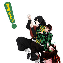This is a pixiv picture whose title is かまどと!.