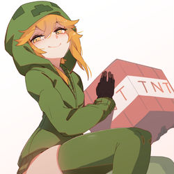 This is a pixiv picture whose title is クリーパー.