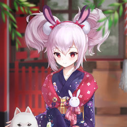 This is a pixiv picture whose title is ラフィー.