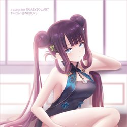 This is a pixiv picture whose title is 楊貴妃.