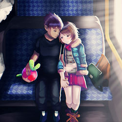 This is a pixiv picture whose title is ホプユウ.