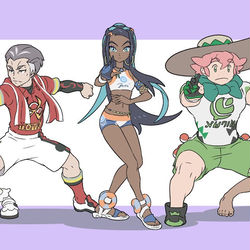 This is a pixiv picture whose title is 剣盾ジムリーダーその1.5.