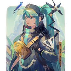 This is a pixiv picture whose title is Vocaloid Express.