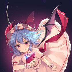 This is a pixiv picture whose title is 戦闘モードレミリア.