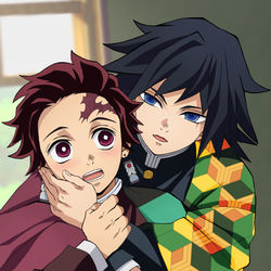 This is a pixiv picture whose title is 炭治郎受けまとめその一.