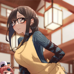 This is a pixiv picture whose title is 虞美人さんは料理を学ぶようです-閻魔亭修行譚-.